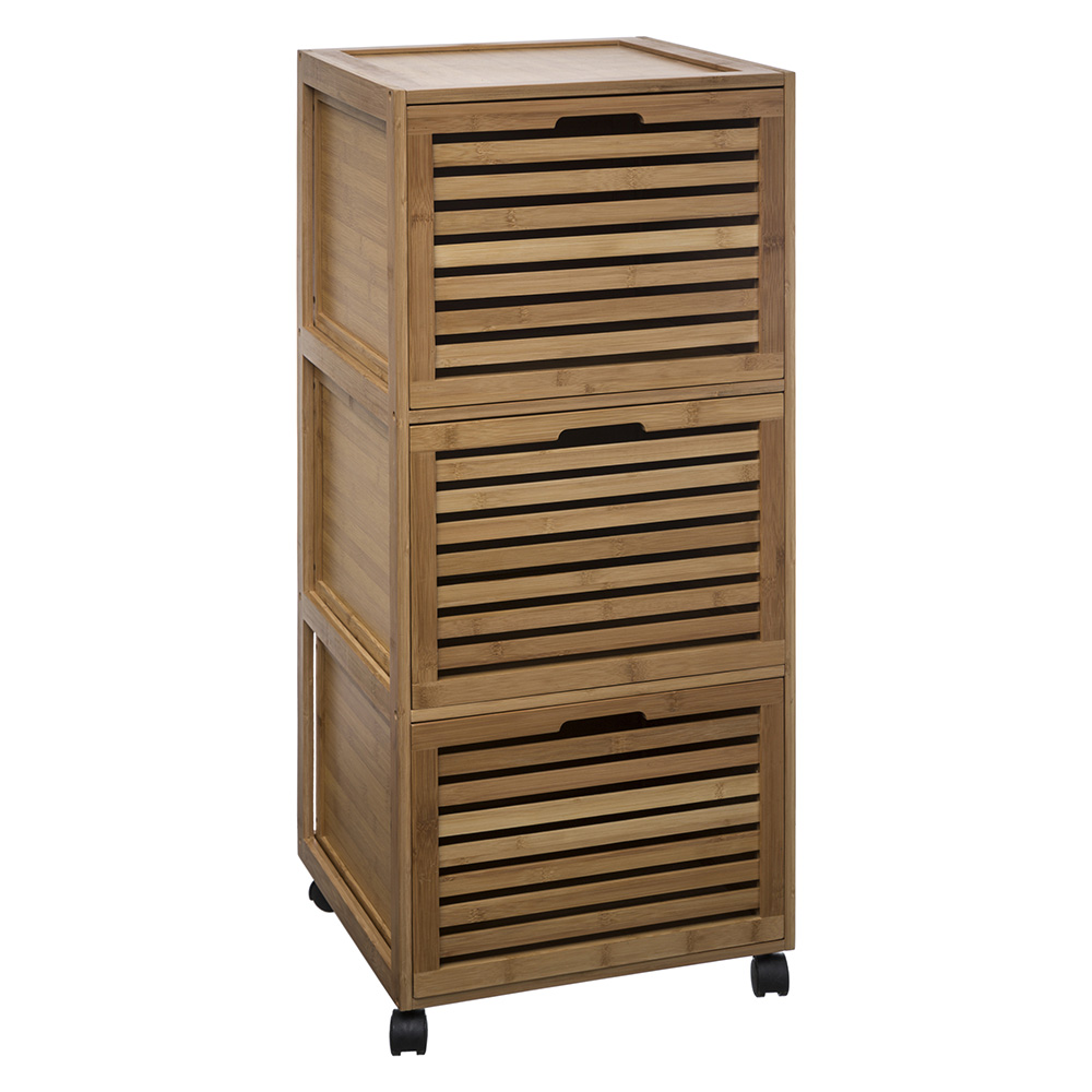 5five-bamboo-3-drawer-rack-with-wheels-brown-h93-cm