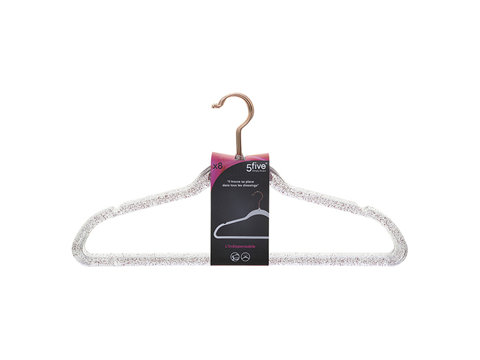 5five-plastic-glitter-clothes-hangers-set-of-8-pieces