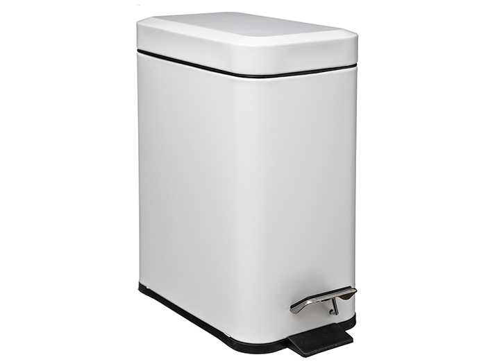 5five-rectangular-pedal-waste-bin-in-white-5l-14-5cm-x-28-2cm-x-30-5cm