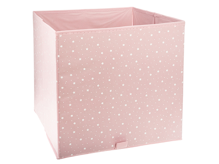 star-design-folding-storage-basket-pink-29cm