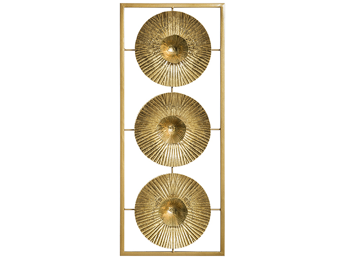 circles-metal-wall-mural-in-gold-25-x-61-cm