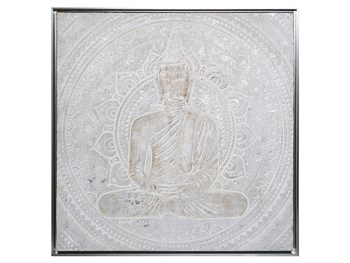 atmosphera-buddha-mdf-canvas-78-5cm-x-78-5cm-silver