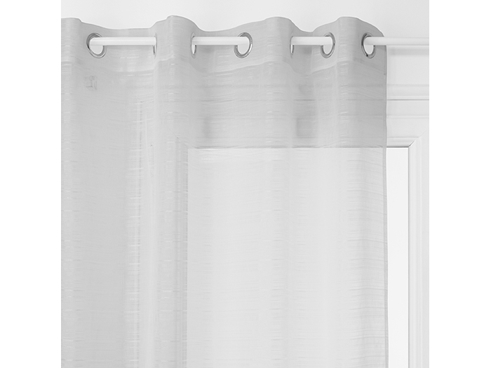 atmosphera-louis-eyelet-net-curtain-in-grey-140cm-x-240cm