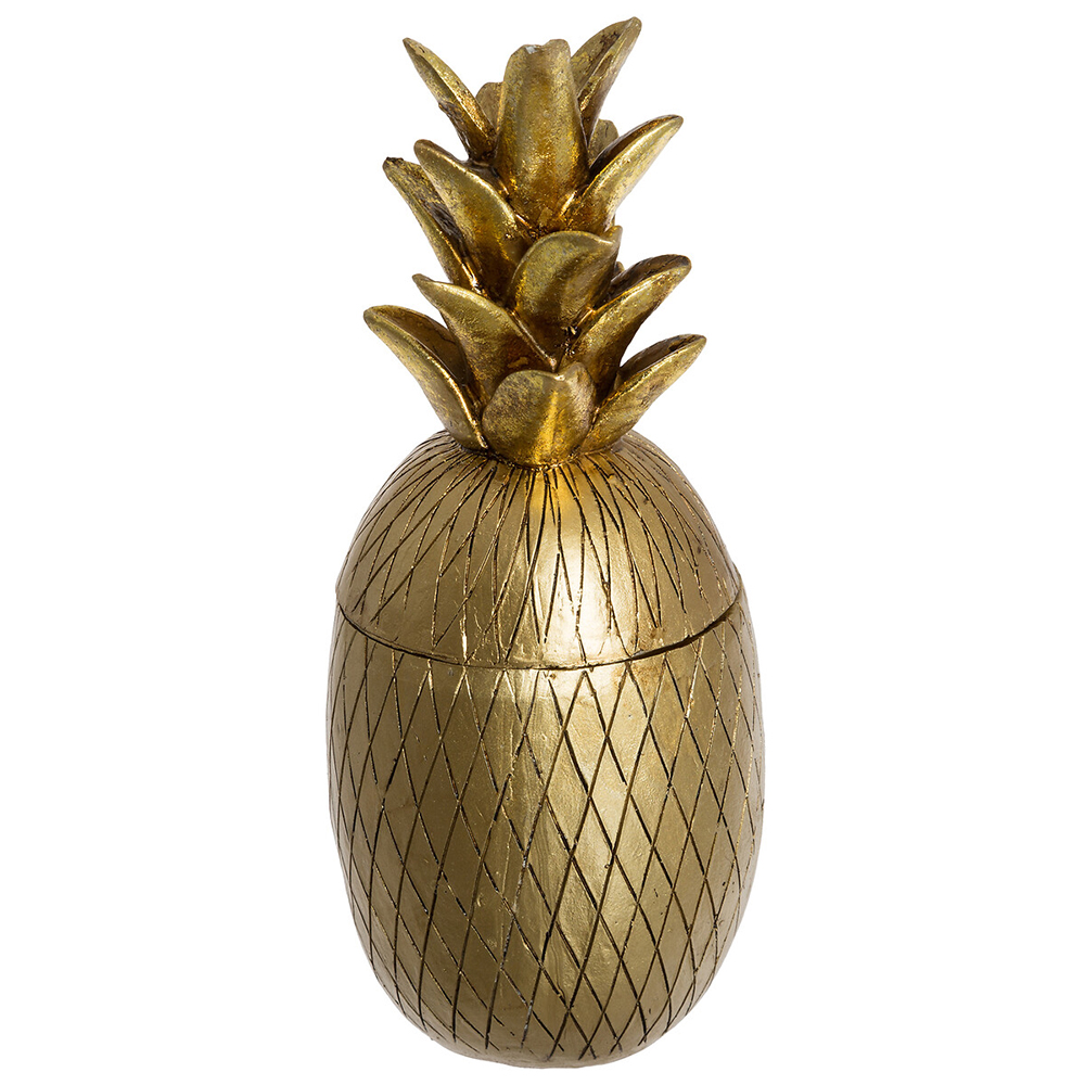 atmosphera-resin-pineapple-ornament-with-storage-gold