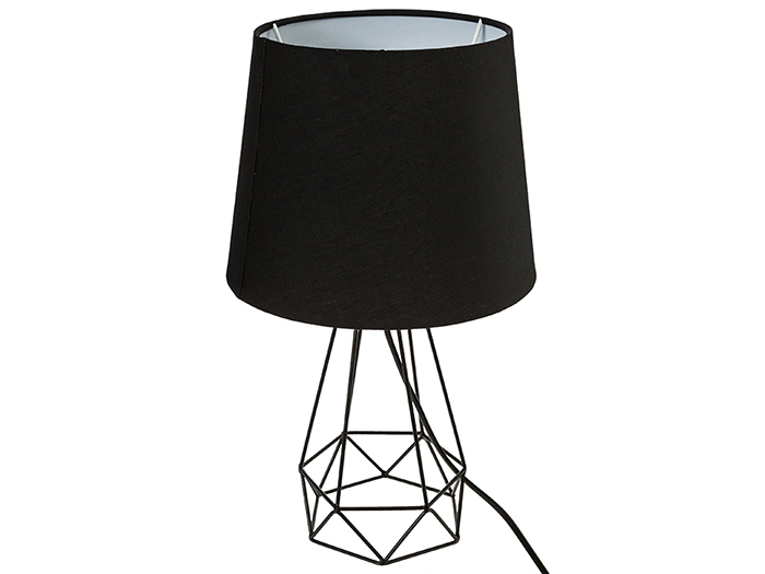 atmosphera-metal-cage-table-lamp-black-e14-35cm