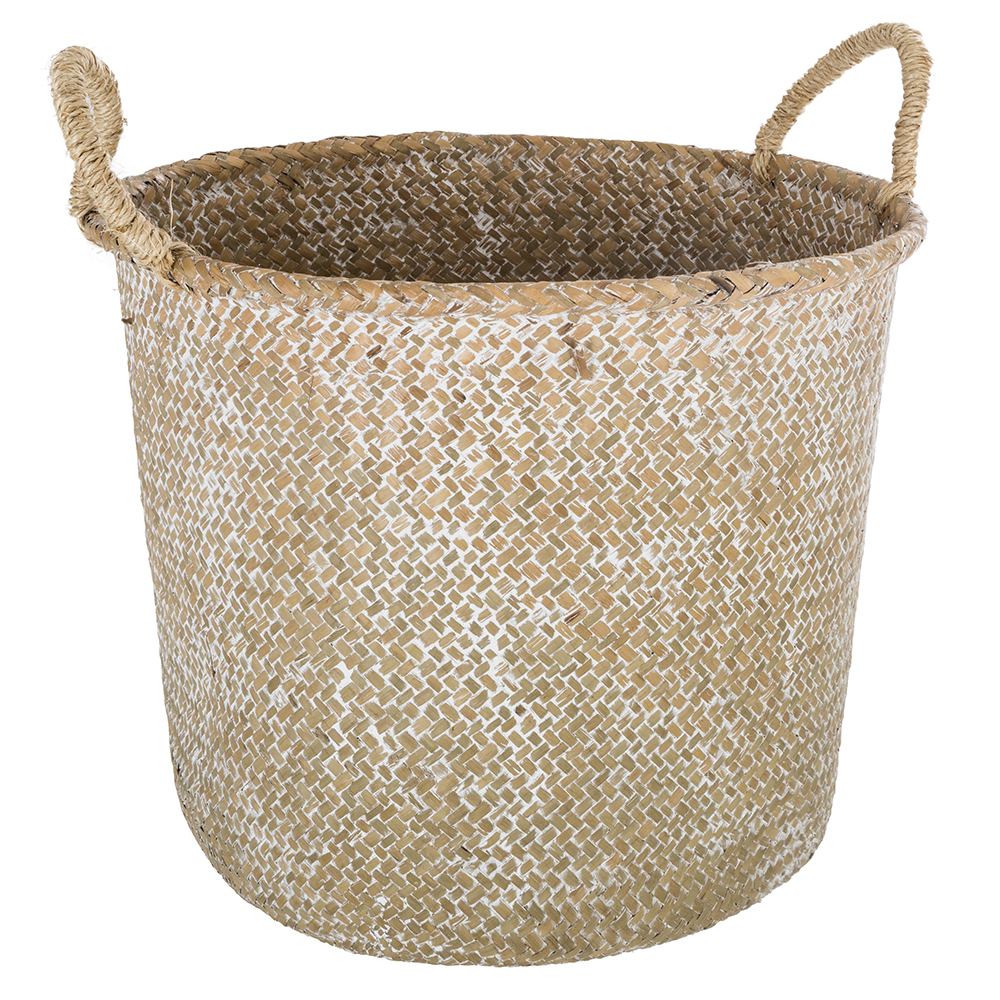 atmosphera-morocco-julian-natural-woven-reeds-basket-37cm