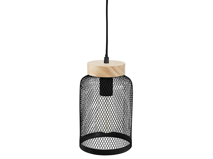 atmosphera-zely-metal-mesh-hanging-lights-e27-black