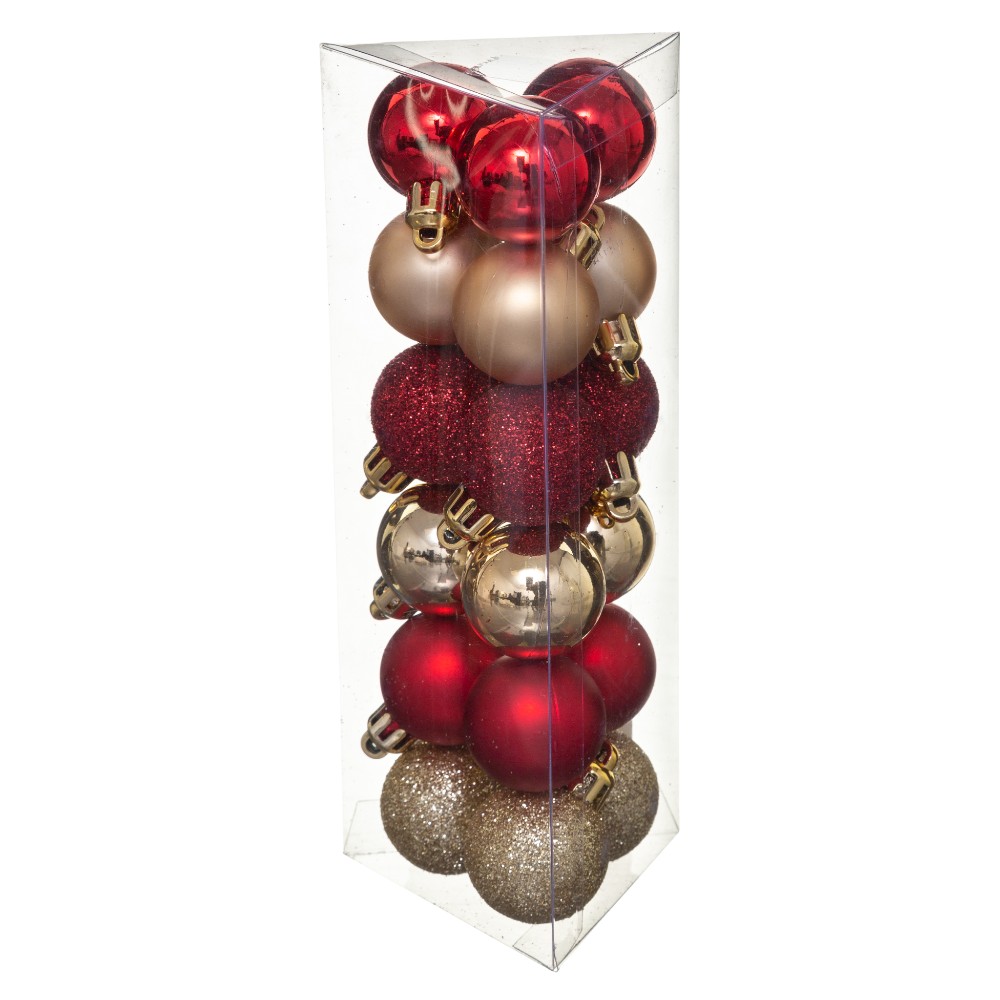 atmosphera-christmas-baubles-set-of-18-pcs-red-and-gold-mix-plastic-balls-3-cm
