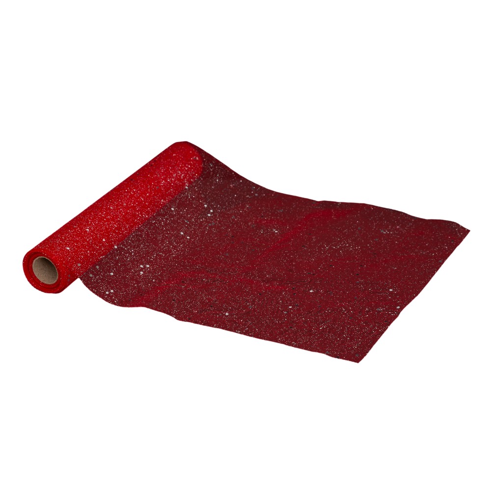 atmosphera-christmas-decoration-fabric-glitter-mesh-red-28-x-500cm