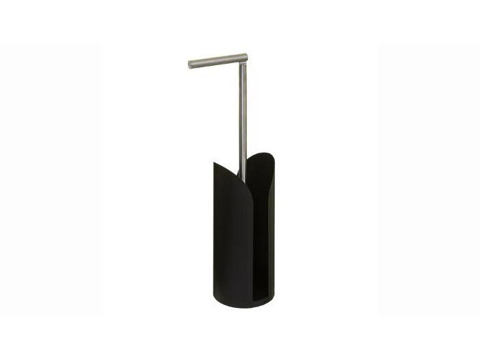 black-toilet-paper-roll-holder-with-flexible-rod