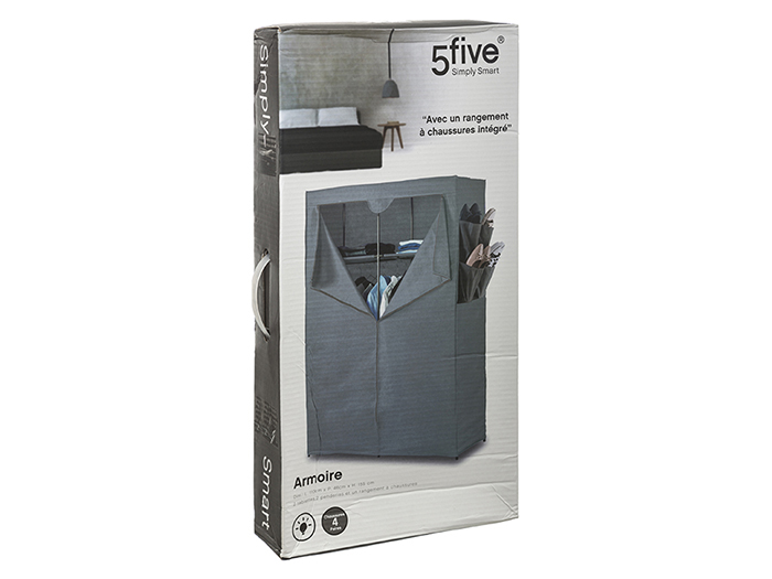 5five-canvas-wardrobe-with-shelves-and-pouches-in-grey-110cm-x-45cm-x-158cm