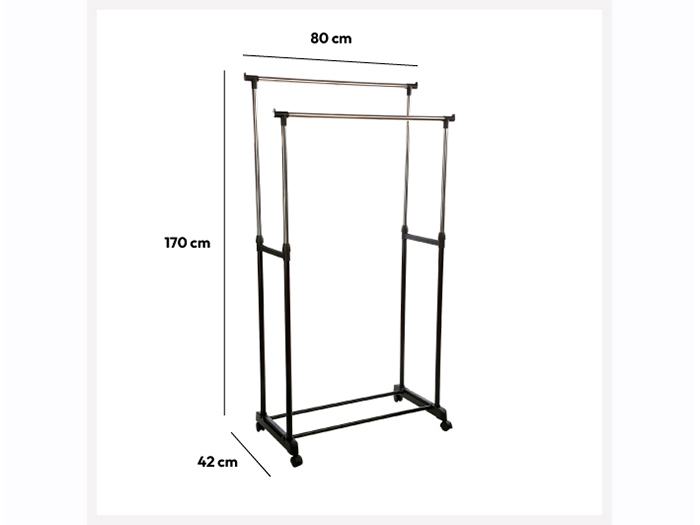 5five-double-extendable-garment-rack-170cm