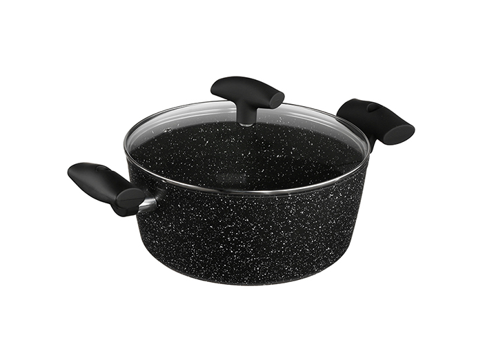 black-forged-aluminium-pot-with-lid-24-cm