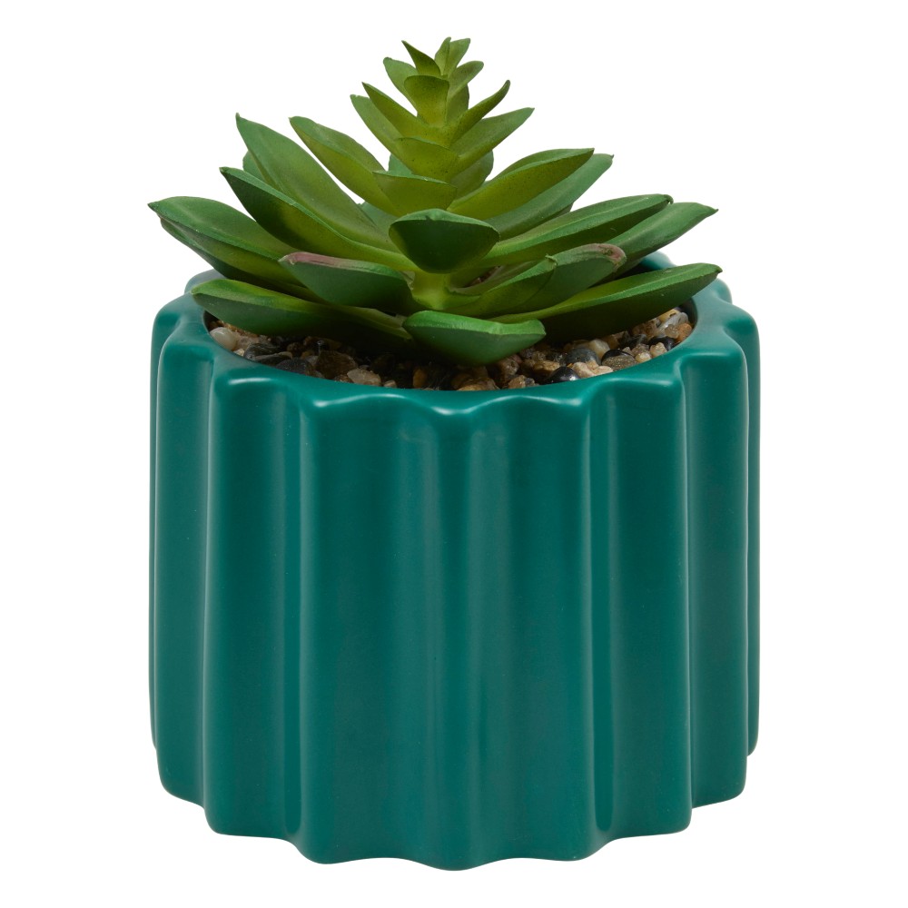 atmosphera-small-artificial-plant-flow-indoor-16-cm-3-assorted-colours