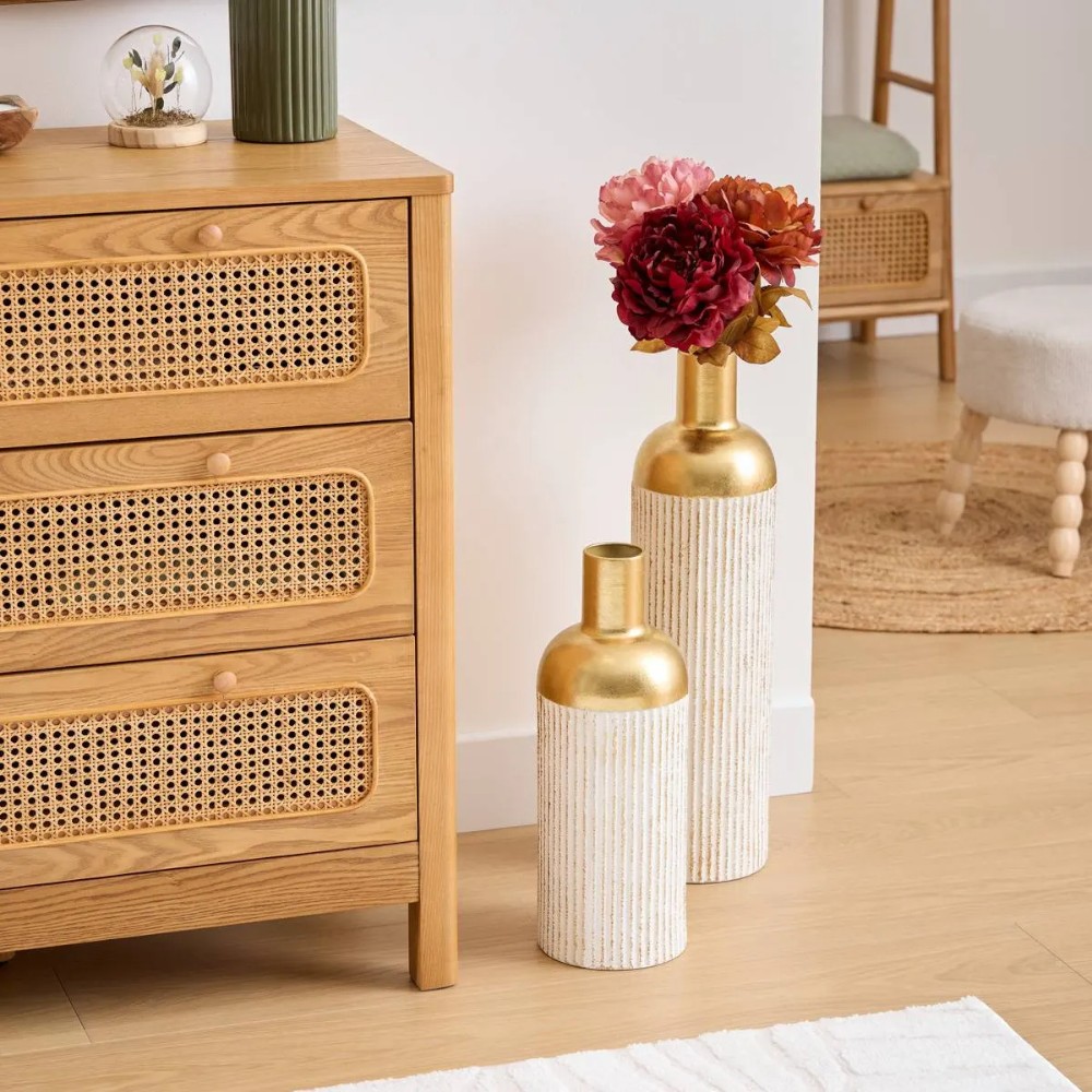 atmosphera-vase-mirsa-gold-and-white-43-cm