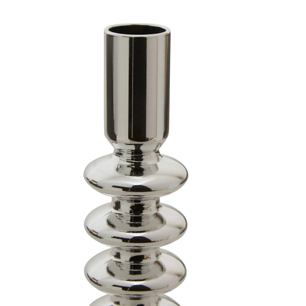 atmosphera-candle-holder-silver-21-cm