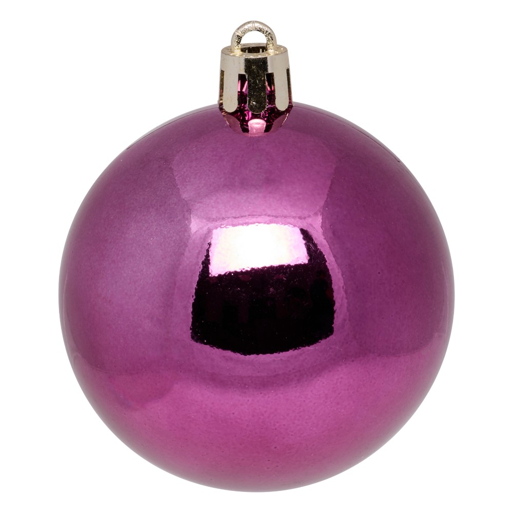 atmosphera-christmas-baubles-set-of-5-pcs-purple-mix-plastic-balls-5-cm