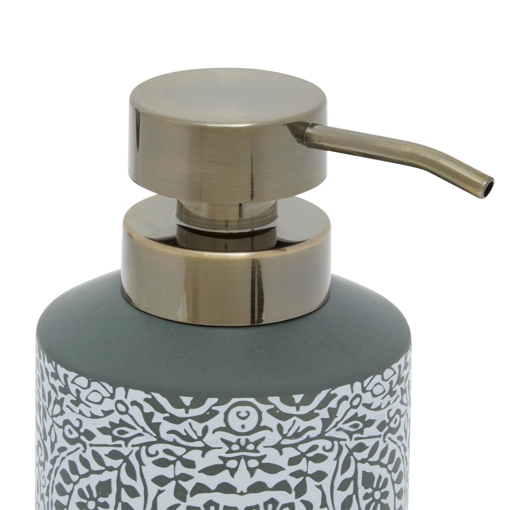 5five-arboria-soap-dispenser-green-ceramic-300-ml-12-5-x-9-5-x-14-cm
