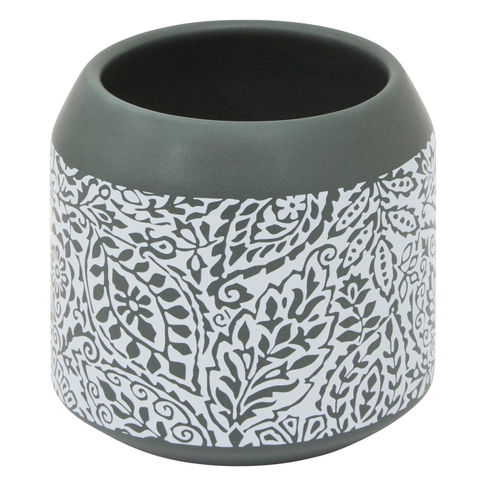 5five-arboria-toothbrush-holder-green-ceramic-9-x-9-cm