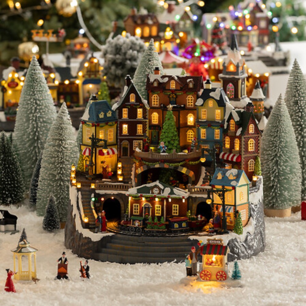 musical-led-christmas-village-station-tree-with-movement-multicolour-37-5-cm