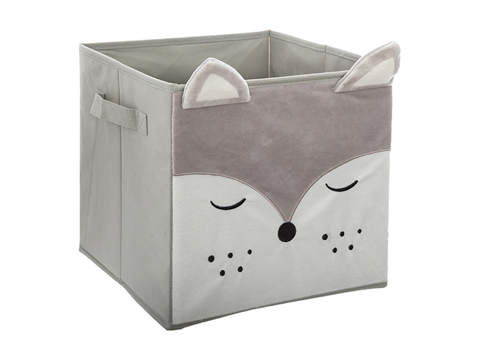 fox-face-design-folding-polyester-storage-box-30-cm