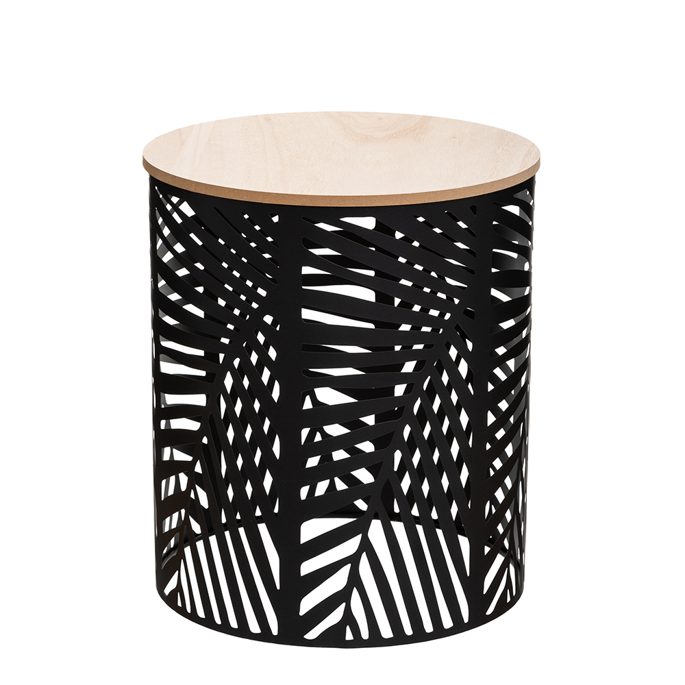 atmosphera-akira-metal-side-table-black-set-of-2-pieces