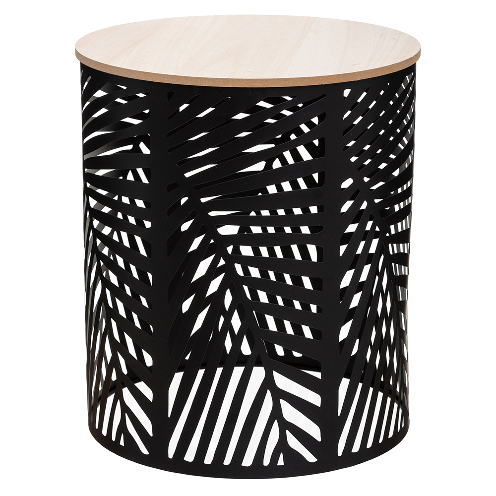 atmosphera-akira-metal-side-table-black-set-of-2-pieces
