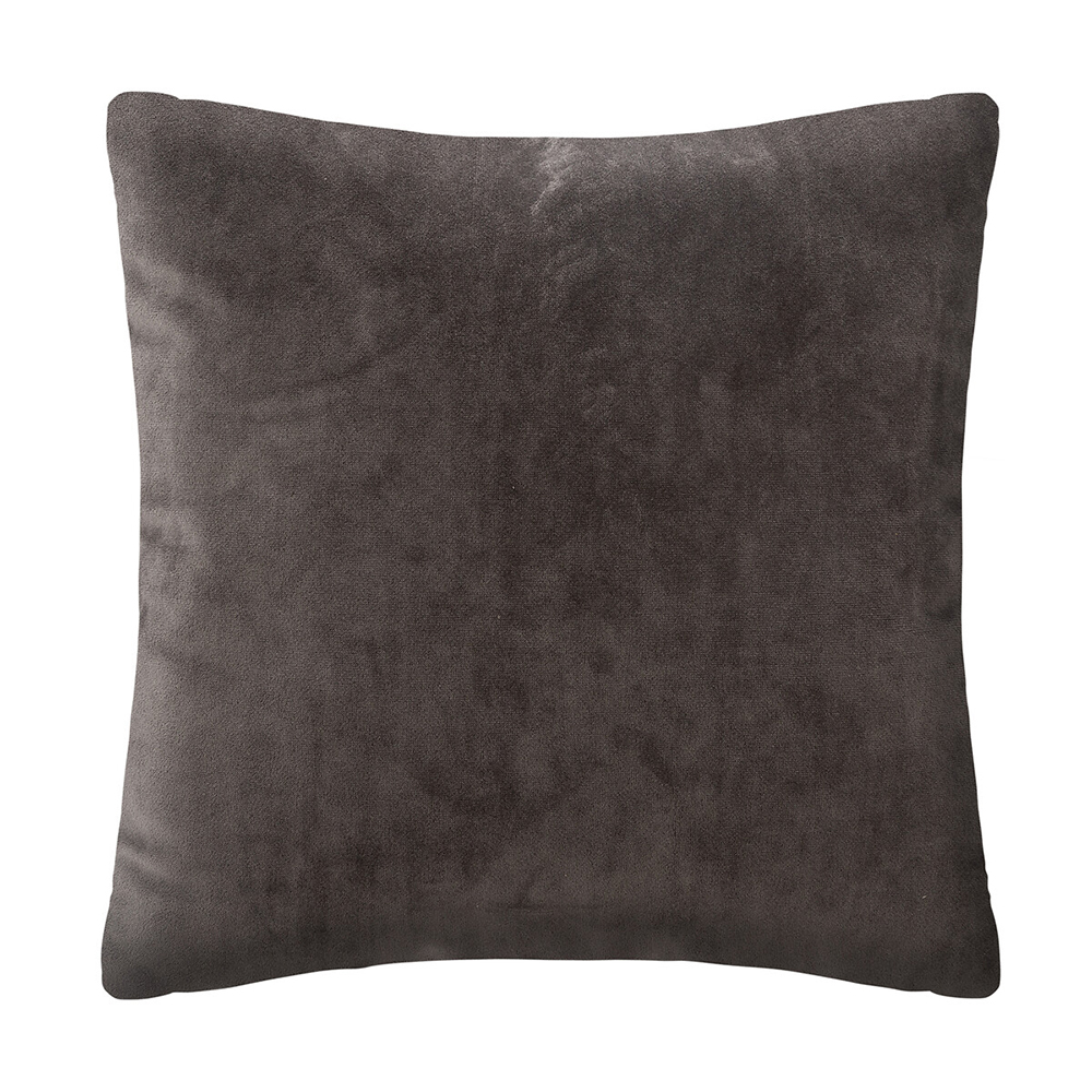atmosphera-leaf-design-velvet-foil-cushion-grey-40cm-x-40cm