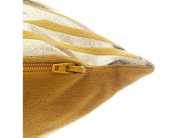 atmosphera-velvet-foil-square-cushion-40cm-x-40cm-mustard-yellow