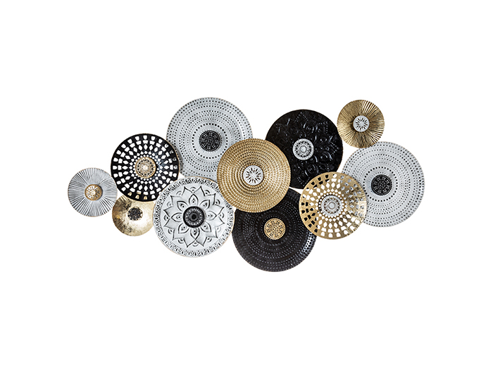 atmosphera-metal-discs-wall-mural-decoration-134cm-x-68cm