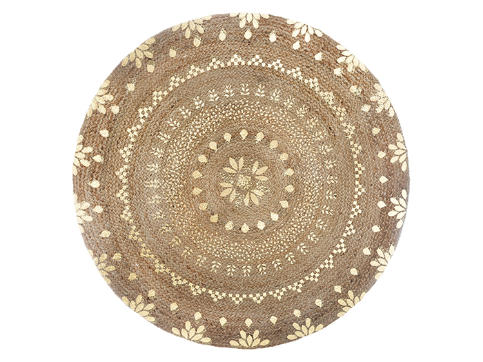 atmosphera-jute-gold-shine-round-rug-115cm