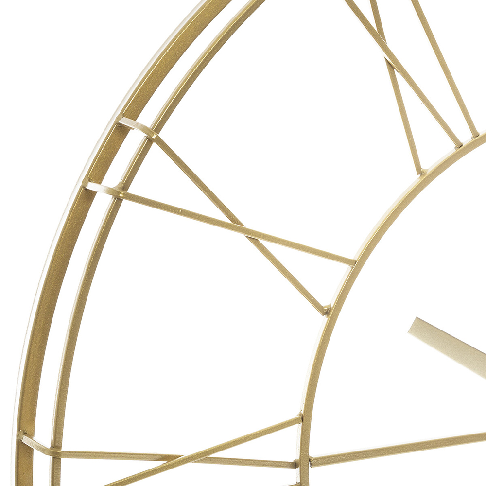 atmosphera-roman-numbers-metal-wall-clock-gold-70cm