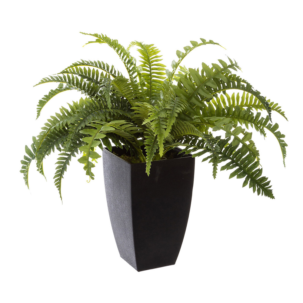 atmosphera-artificial-boston-fern-in-cement-pot-black