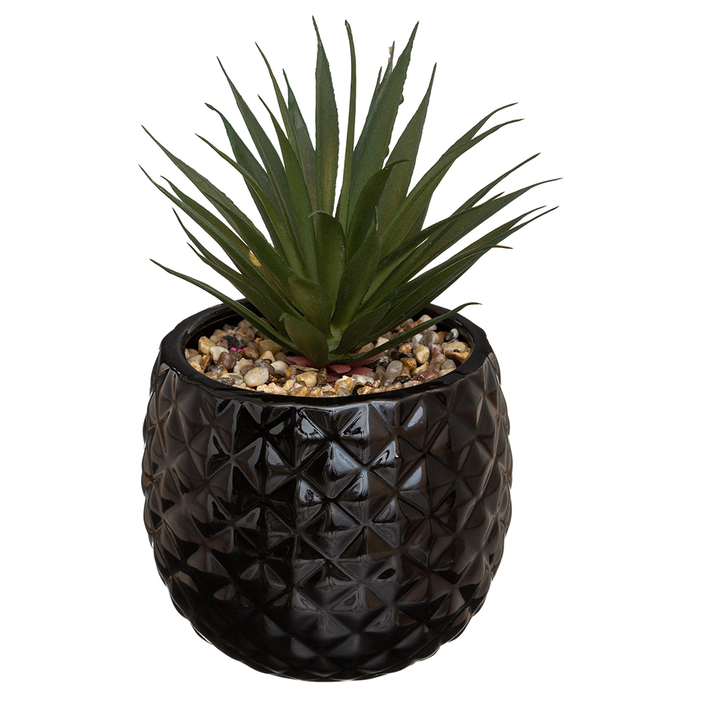 atmosphera-artificial-pineapple-plant-in-stone-pot-3-assorted-colours