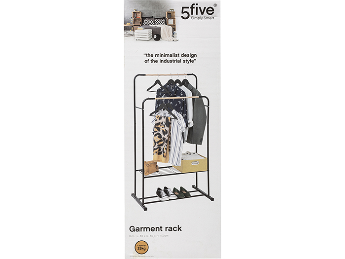 artemis-metal-double-garment-rack-150-cm-black