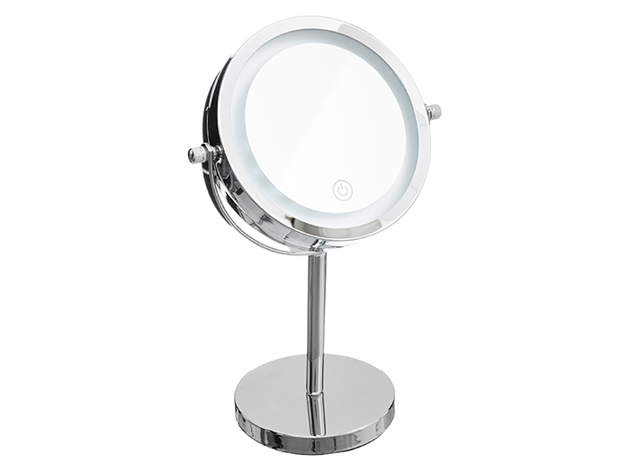 led-round-mirror-on-stand