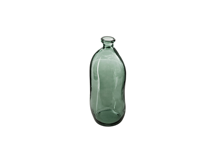 atmosphera-recycled-glass-bottle-vase-green-35cm