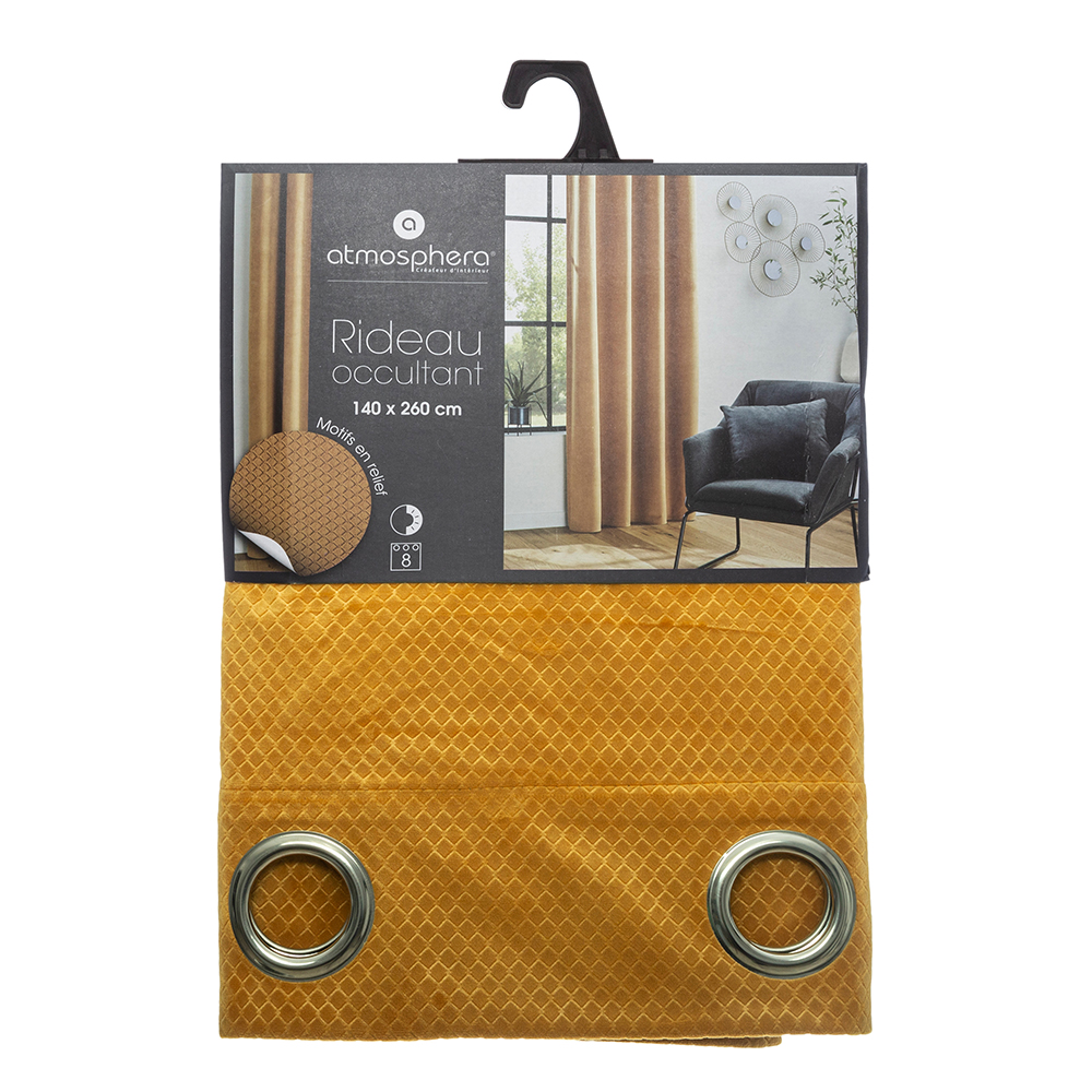 atmosphera-otto-velvet-blackout-curtain-mustard-yellow-140cm-x-260cm