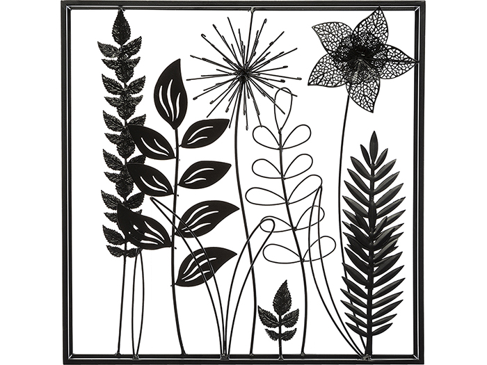 leaf-design-black-metal-mural-decoration-40-x-40-cm