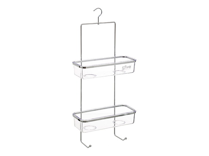 5five-2-tier-plastic-and-metal-shower-caddy