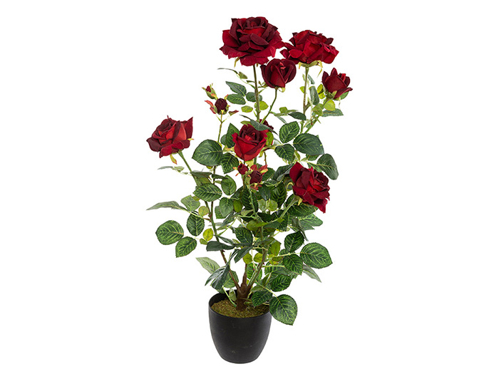 atmosphera-artificial-velvet-rose-plant-74-cm