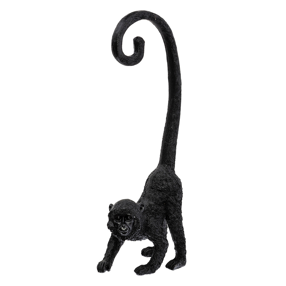 atmosphera-tiago-polyresin-monkey-figurine-black-41cm