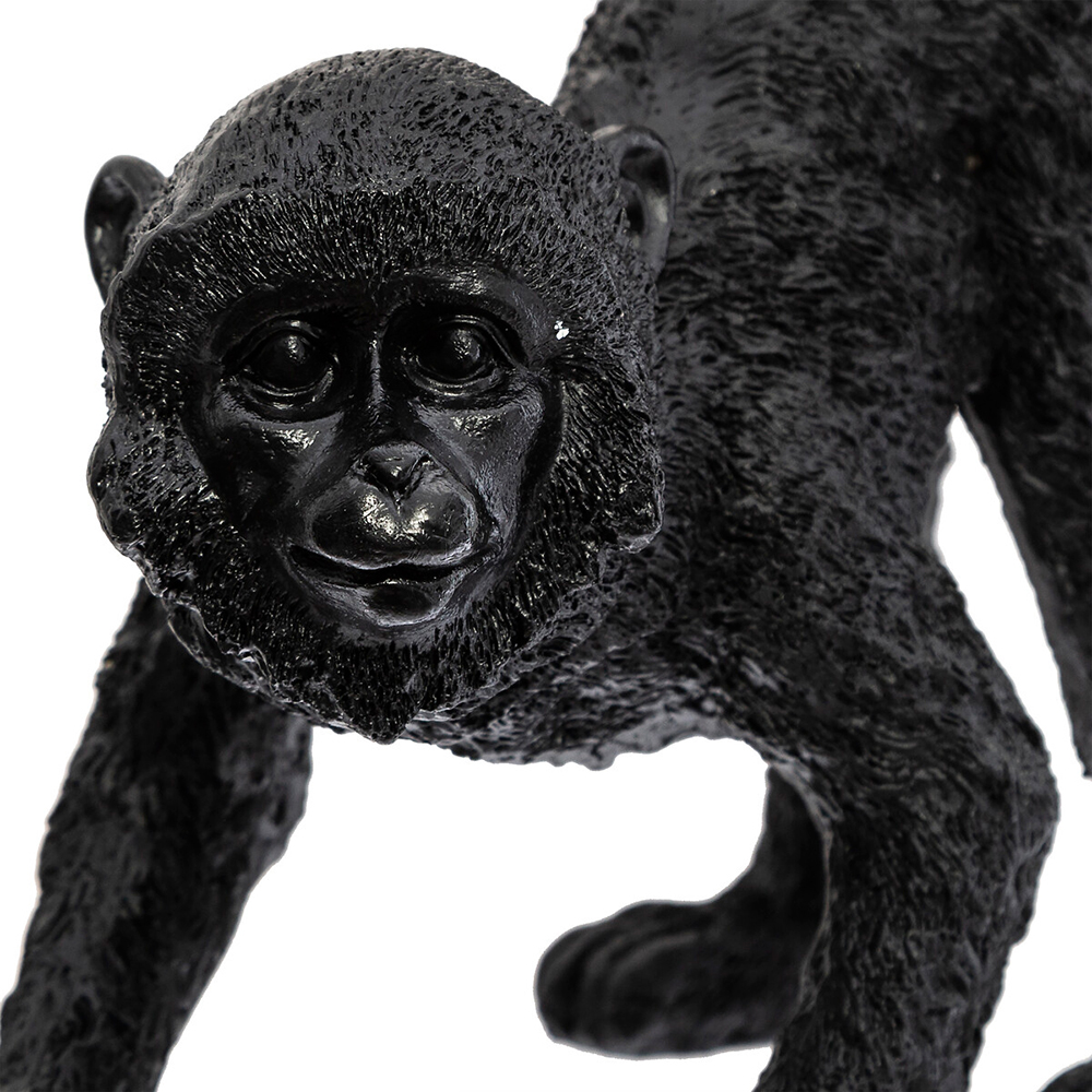 atmosphera-tiago-polyresin-monkey-figurine-black-41cm