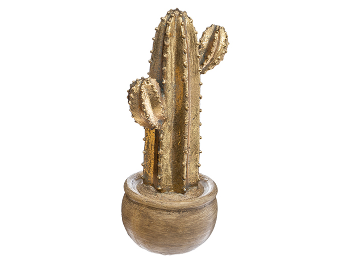 atmosphera-coraline-polyresin-cactus-plant-gold-30cm-3-assorted-designs