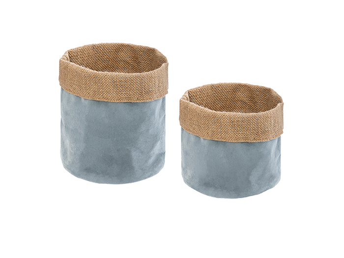 atmosphera-velvet-round-storage-baskets-set-of-2-pieces-2-assorted-colours
