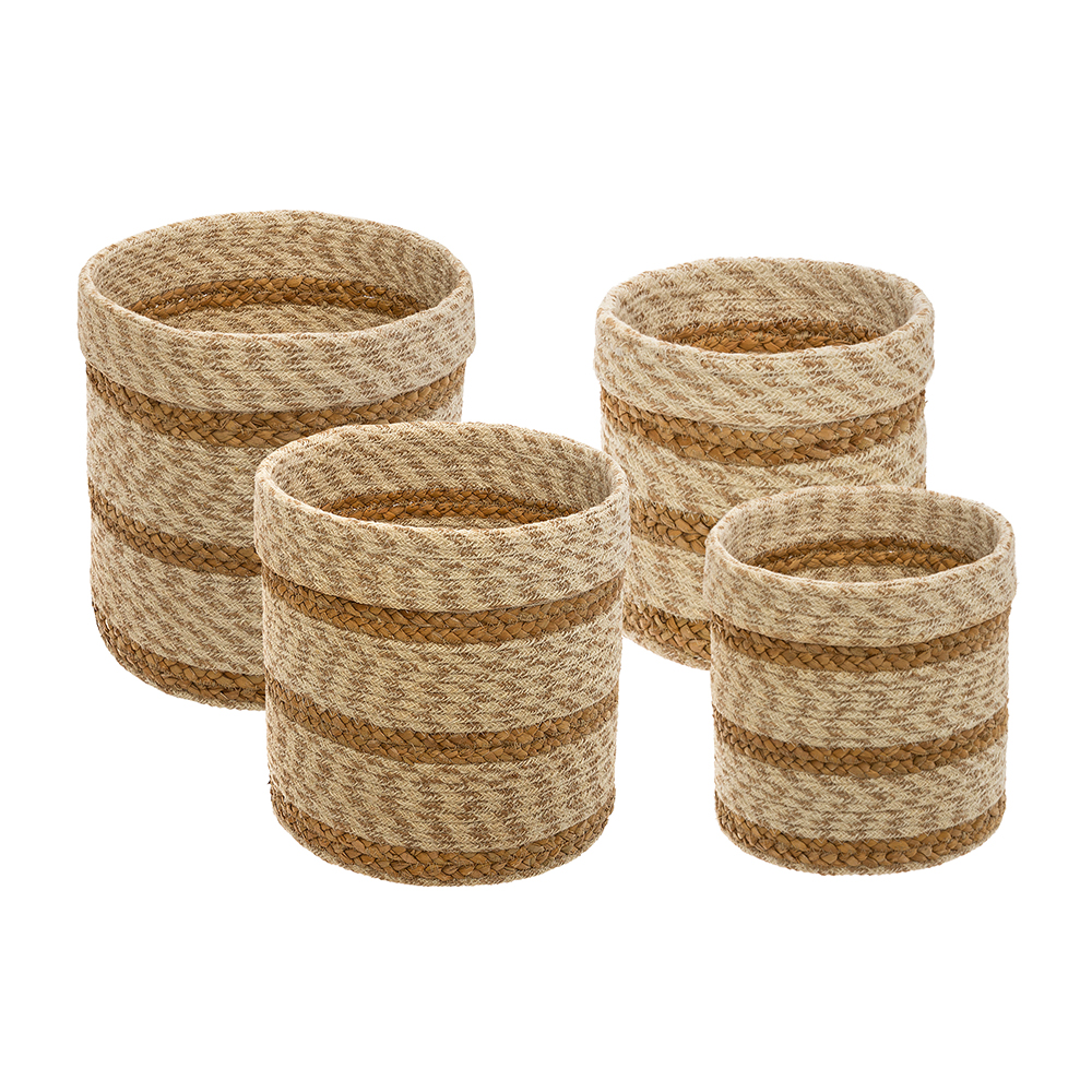 atmosphera-emmett-striped-natural-jute-baskets-set-of-4-pieces