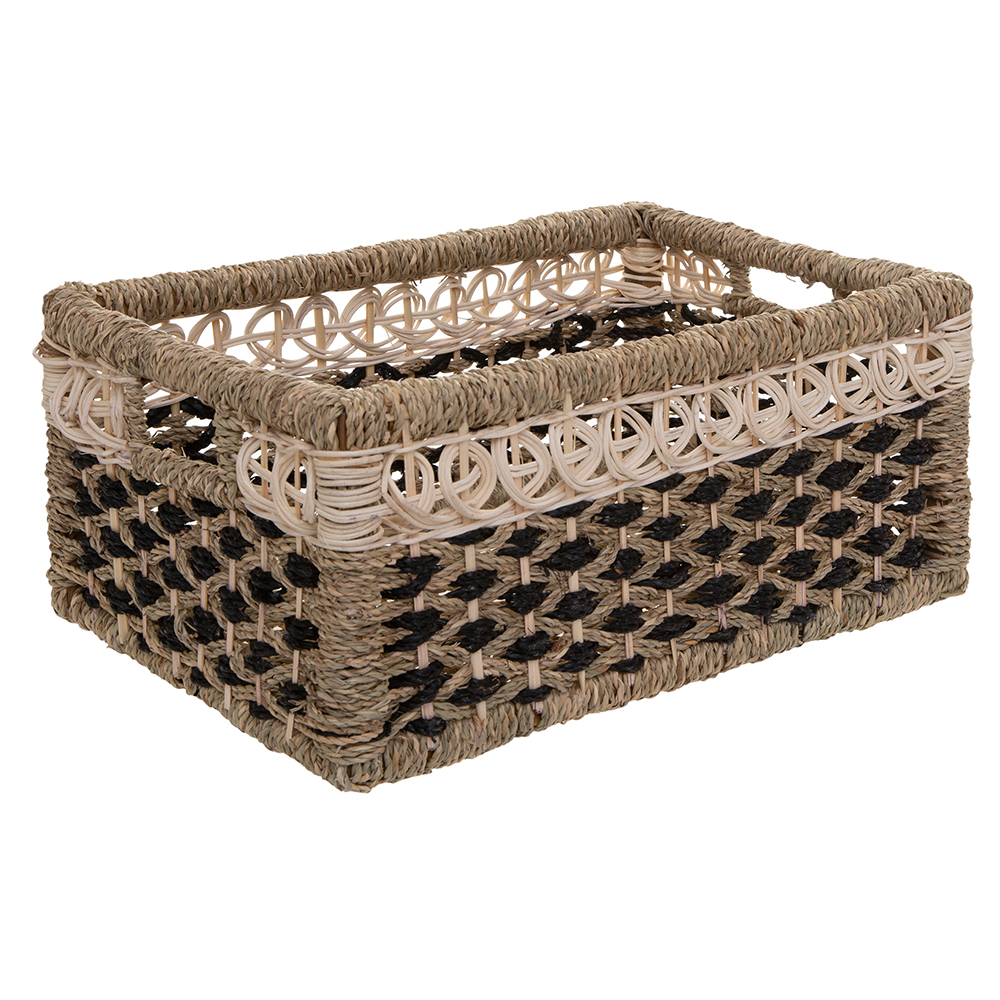 atmosphera-enrico-natural-reed-rectangular-basket-medium