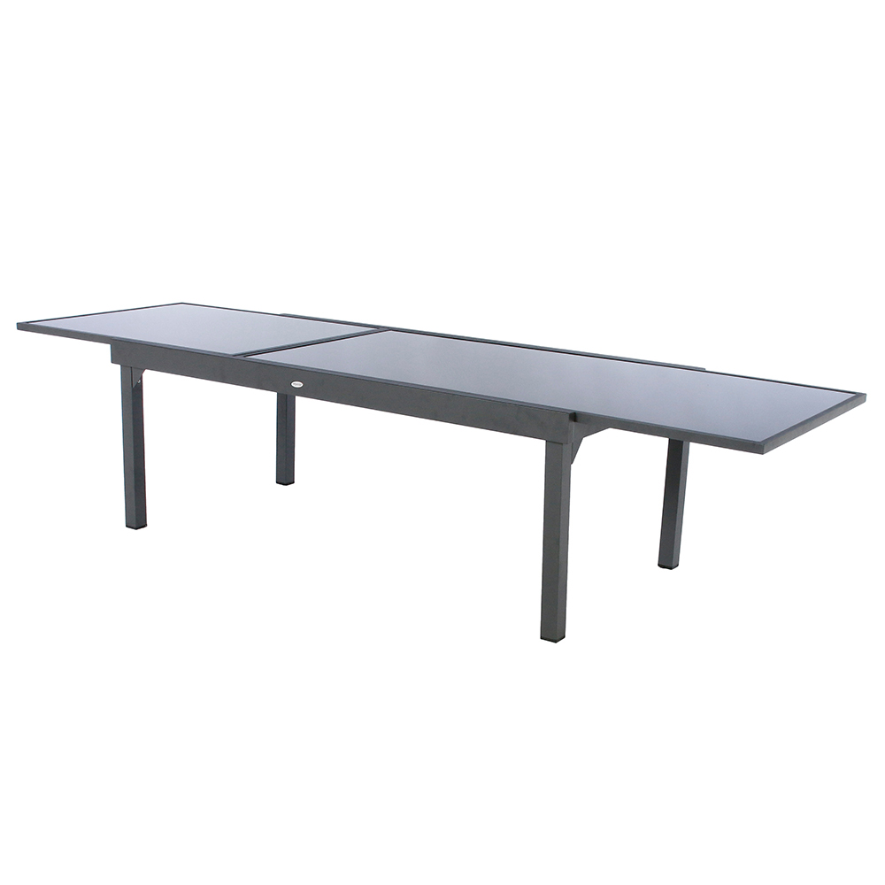 hesperide-piazza-extending-glass-metal-outdoor-table-grey