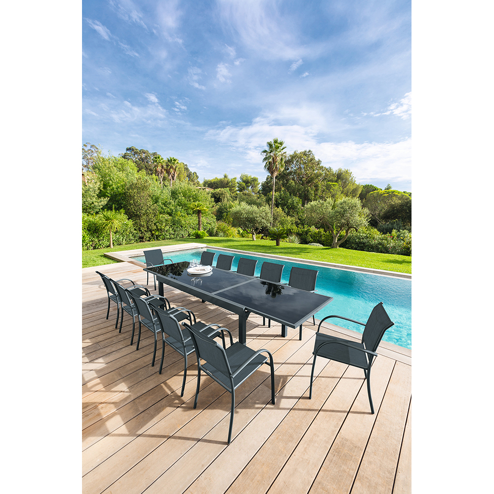 hesperide-piazza-extending-glass-metal-outdoor-table-grey