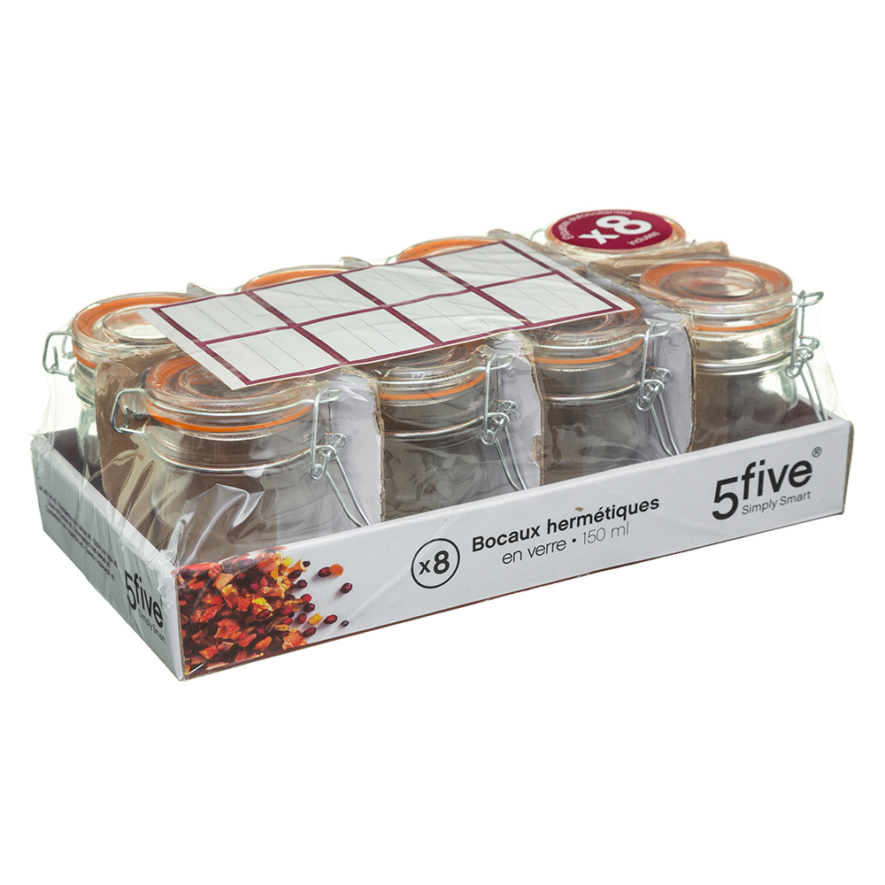 5five-glass-food-storage-jars-set-of-8-pieces-150ml